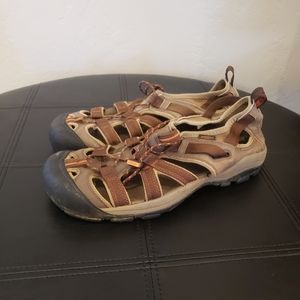 Keen Men's Brown Leather Outdoor Sandals